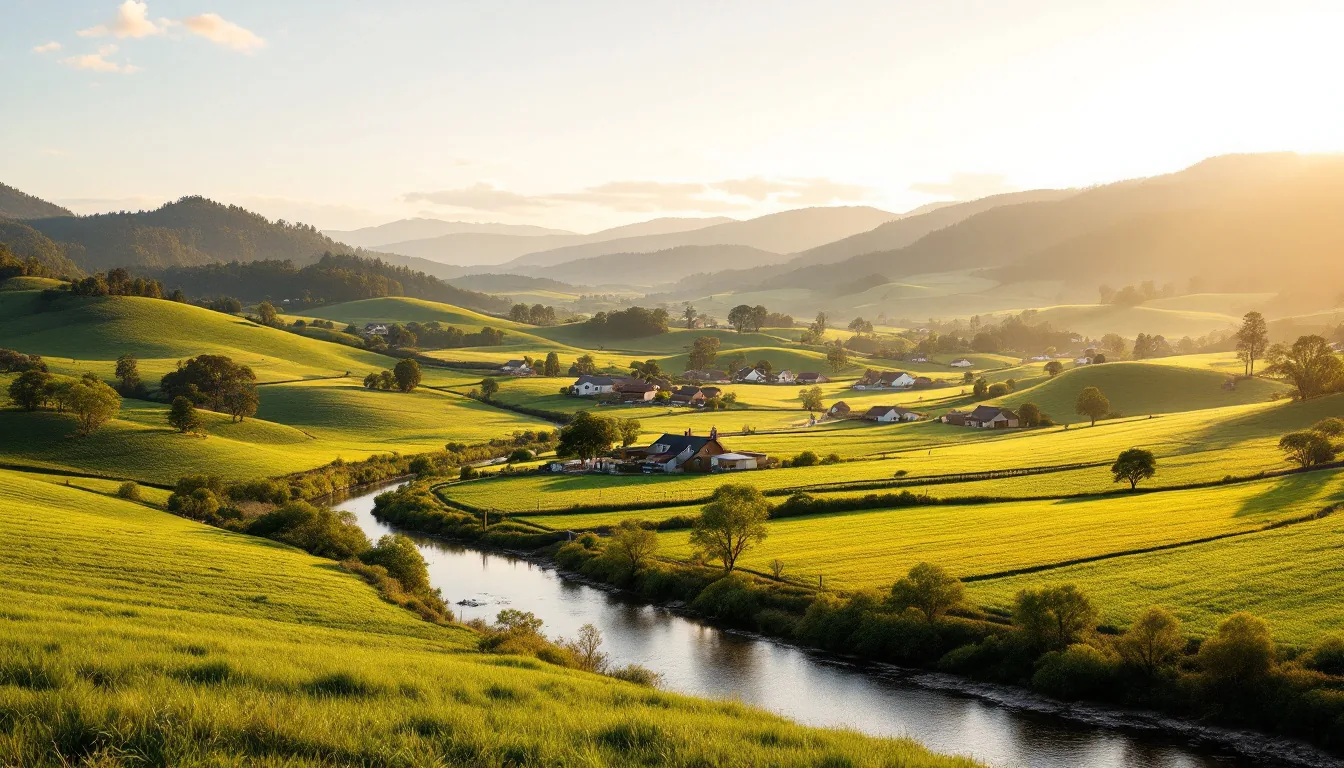 Woori Yallock and its landscape in the Yarra Ranges