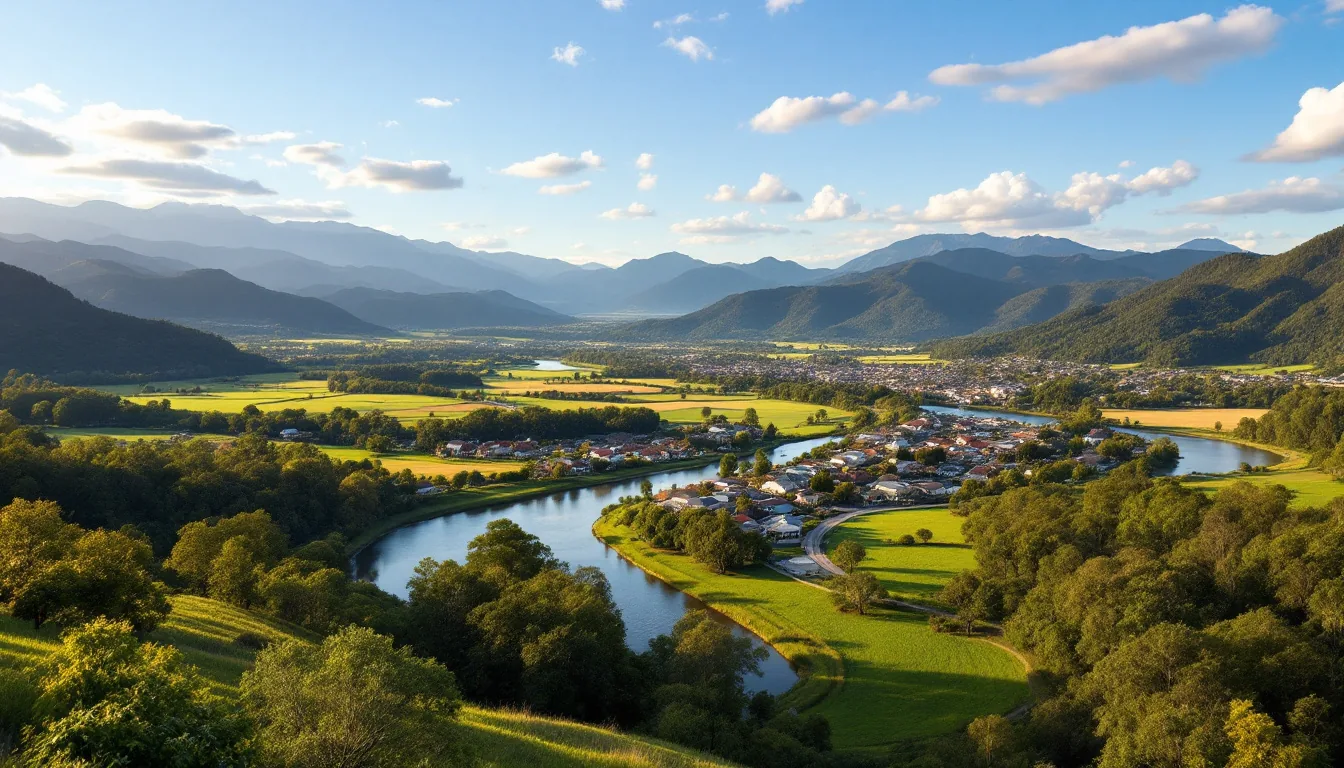 Yarra Junction and its landscape in the Yarra Ranges